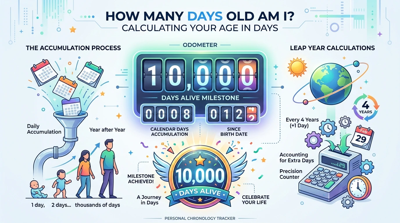 How Many Days Old Am I? Calculating Age in Days