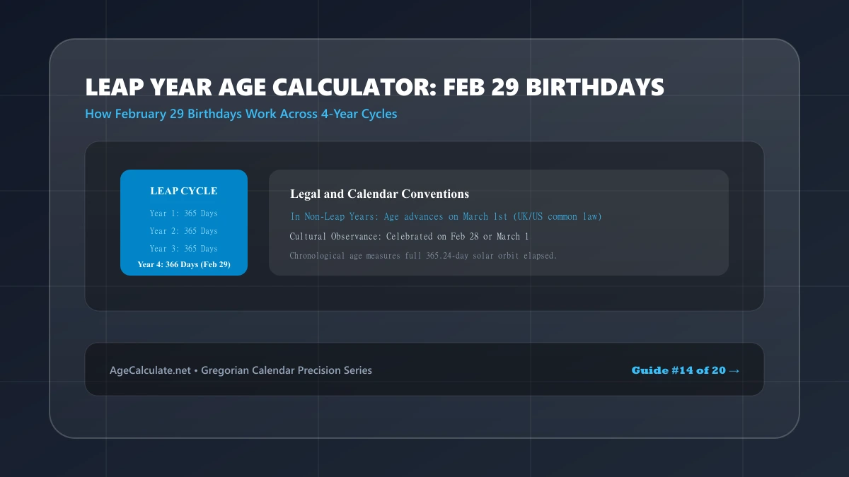 Leap Year Age Calculator: How Feb 29 Birthdays Work